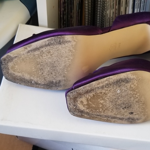 Adriana Silk Amethyst Heels - Picture 7 of 7